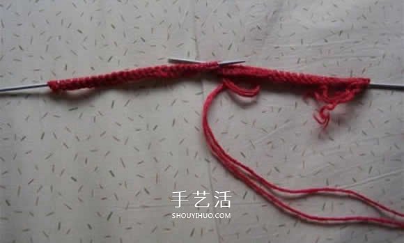 棒针编织拖鞋的步骤图 毛线拖鞋的编织方法图解(图5)