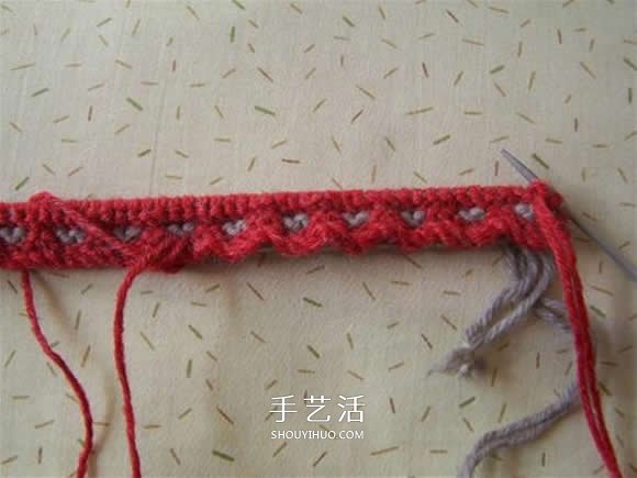 棒针编织拖鞋的步骤图 毛线拖鞋的编织方法图解(图16)