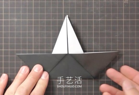 折纸嘴巴会动的乌鸦的折法视频教程(图4) 折纸嘴巴会动的乌鸦的折法视频教程(图4)