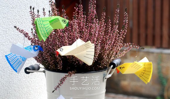 适合学龄前孩子!最简单折纸小鸟图解教程(图6) 适合学龄前孩子!最简单折纸小鸟图解教程(图6)