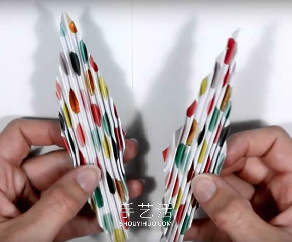 简单又漂亮纸蝴蝶的折法图解教程(图5)