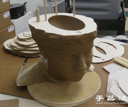 三维激光切割DIY头像模型(图1) 三维激光切割DIY头像模型(图1)