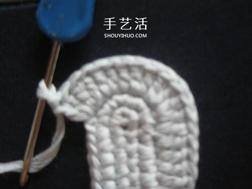 宝宝保暖毛线鞋的编法 手工编织婴儿鞋图解(图10)
