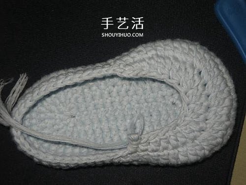 宝宝保暖毛线鞋的编法 手工编织婴儿鞋图解(图29)