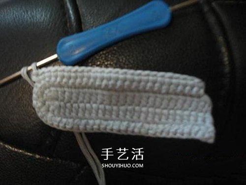 宝宝保暖毛线鞋的编法 手工编织婴儿鞋图解(图46)