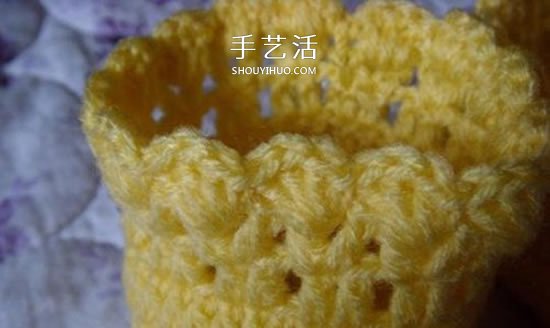 婴儿毛线保暖鞋子的织法 单色就已经很好看！(图11)