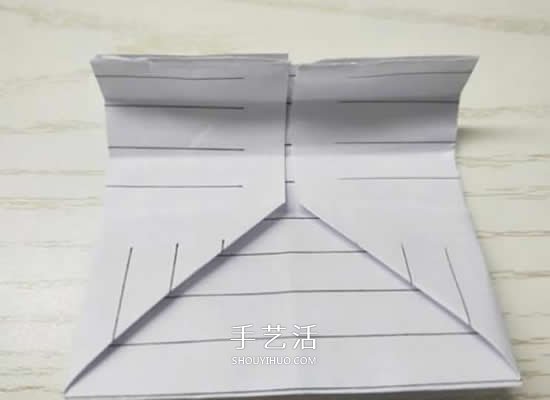 幼儿园折纸教程:最简单纸钱包的折法图解(图5) 幼儿园折纸教程:最简单纸钱包的折法图解(图5)