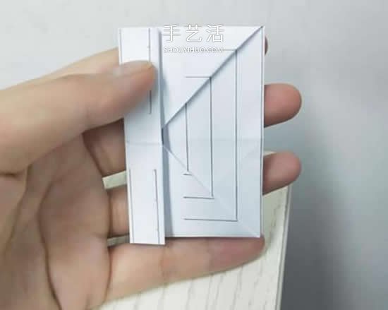 幼儿园折纸教程：最简单纸钱包的折法图解 - 诺云双维造物网