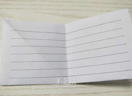 幼儿园折纸教程:最简单纸钱包的折法图解(图2) 幼儿园折纸教程:最简单纸钱包的折法图解(图2)