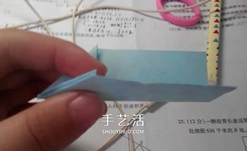 爱心钻石戒指的折法步骤图 还能折可爱情侣款(图3)