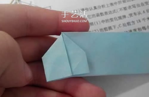 爱心钻石戒指的折法步骤图 还能折可爱情侣款(图6)