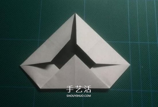 儿童手工折纸大白图解 简单又可爱大白的折法(图4)