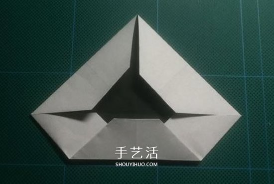 儿童手工折纸大白图解 简单又可爱大白的折法(图5)