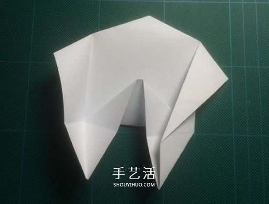 儿童手工折纸大白图解 简单又可爱大白的折法(图15)