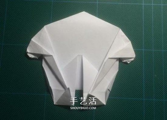 儿童手工折纸大白图解 简单又可爱大白的折法(图18)