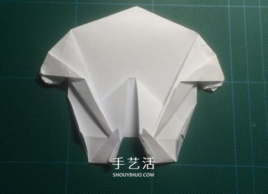 儿童手工折纸大白图解 简单又可爱大白的折法(图19)