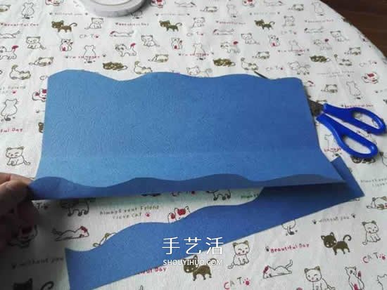 儿童简单纸玩具制作 可以控制海豚游来游去(图5) 儿童简单纸玩具制作 可以控制海豚游来游去(图5)