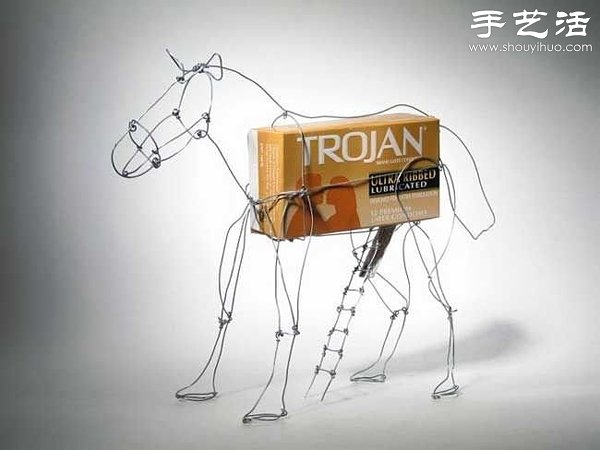 铁丝创意DIY 制作有趣的小玩意(图1) 铁丝创意DIY 制作有趣的小玩意(图1)