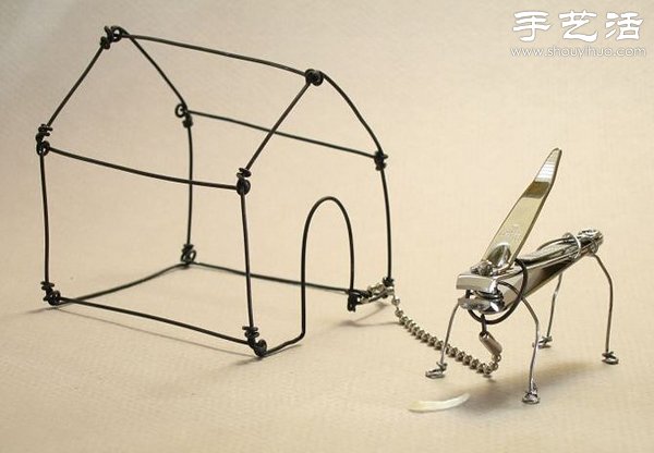 铁丝创意DIY 制作有趣的小玩意(图4) 铁丝创意DIY 制作有趣的小玩意(图4)