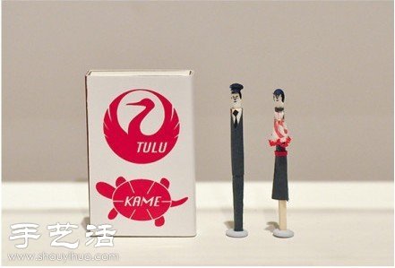 火柴棍创意DIY有趣的人物形象(图2) 火柴棍创意DIY有趣的人物形象(图2)