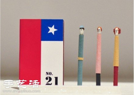 火柴棍创意DIY有趣的人物形象(图7) 火柴棍创意DIY有趣的人物形象(图7)