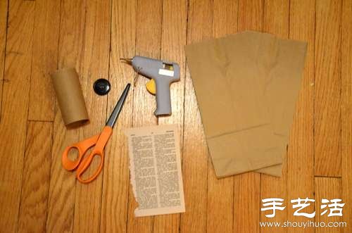 卫生纸卷筒变废为宝DIY漂亮花朵(图2)