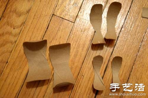 卫生纸卷筒变废为宝DIY漂亮花朵(图7)