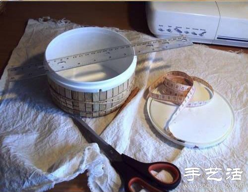 塑料桶废物利用手工制作提篮/篓子(图5) 塑料桶废物利用手工制作提篮/篓子(图5)