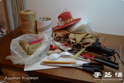 透明胶桶变废为宝手工DIY小矮人玩偶/人偶(图2)