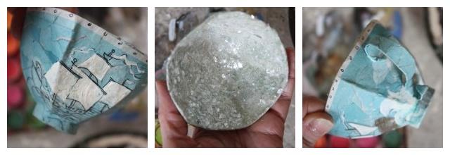 包装盒废物利用手工制作茶杯模型(图9)