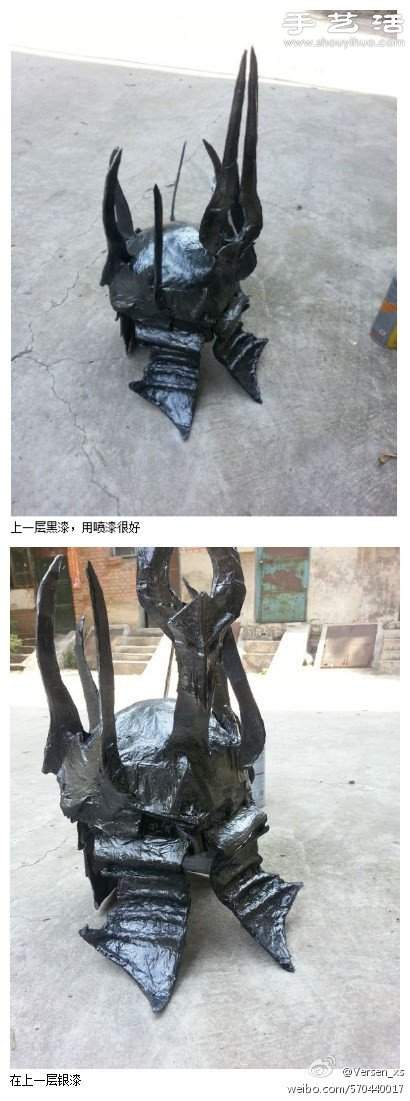 炫酷巫妖王头盔手工制作方法教程(图3)