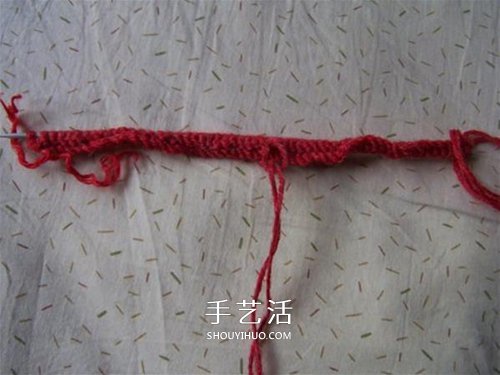 用棒针平针手工编织保暖拖鞋的方法图解(图9) 用棒针平针手工编织保暖拖鞋的方法图解(图9)