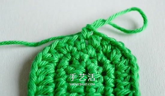给脚踝也提供保暖！简洁好看宝宝毛线鞋织法(图6)