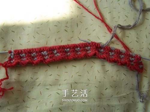 用棒针平针手工编织保暖拖鞋的方法图解(图25) 用棒针平针手工编织保暖拖鞋的方法图解(图25)
