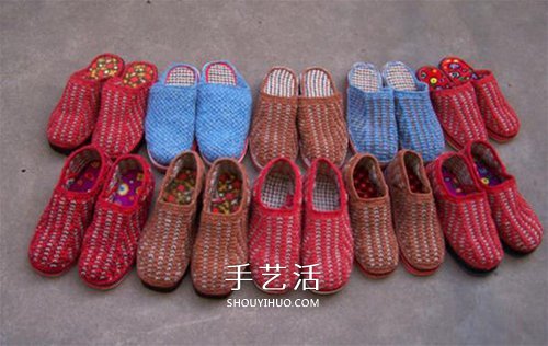用棒针平针手工编织保暖拖鞋的方法图解(图34) 用棒针平针手工编织保暖拖鞋的方法图解(图34)