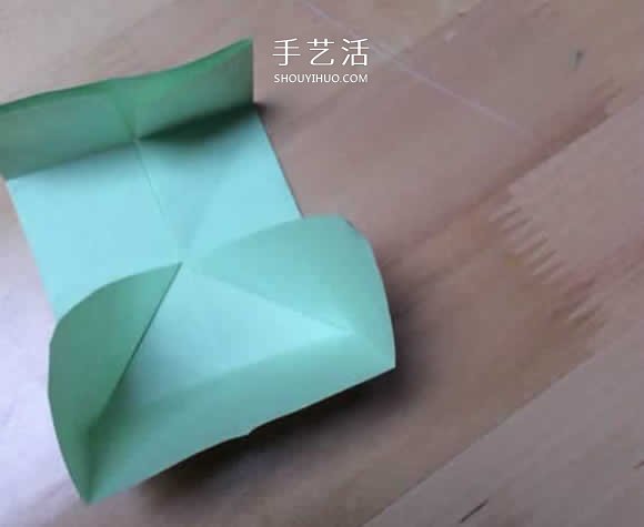 旋转纸陀螺怎么折图解 简单花型陀螺折纸教程(图5) 旋转纸陀螺怎么折图解 简单花型陀螺折纸教程(图5)