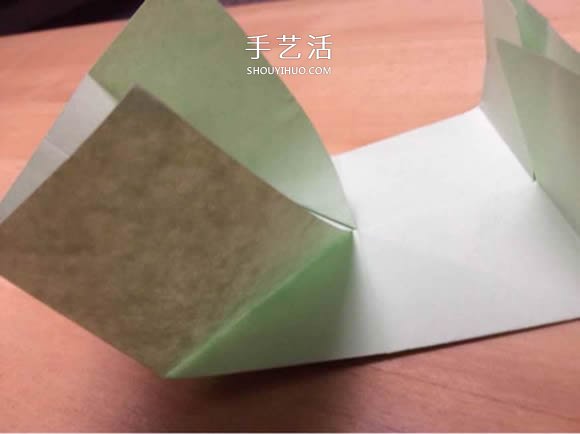 旋转纸陀螺怎么折图解 简单花型陀螺折纸教程(图6) 旋转纸陀螺怎么折图解 简单花型陀螺折纸教程(图6)