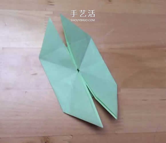 旋转纸陀螺怎么折图解 简单花型陀螺折纸教程(图9) 旋转纸陀螺怎么折图解 简单花型陀螺折纸教程(图9)