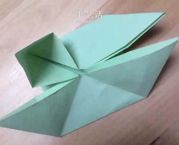 旋转纸陀螺怎么折图解 简单花型陀螺折纸教程(图10) 旋转纸陀螺怎么折图解 简单花型陀螺折纸教程(图10)