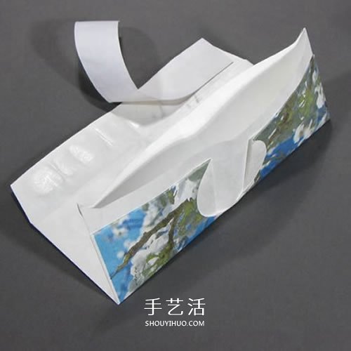 折纸皮夹钱包的教程 带卡包功能纸钱包的折法(图10)