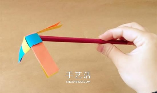 幼儿手工风车图片步骤 会旋转的小风车做法 - 诺云双维造物网