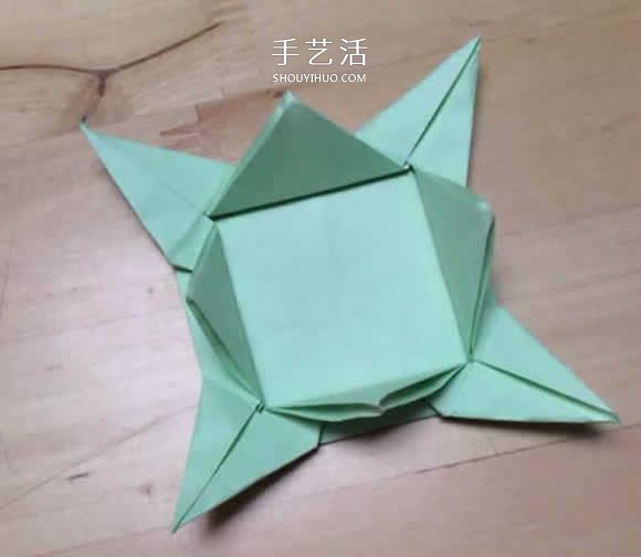 旋转纸陀螺怎么折图解 简单花型陀螺折纸教程(图18) 旋转纸陀螺怎么折图解 简单花型陀螺折纸教程(图18)