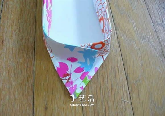 纸拖鞋的折纸方法图解 儿童怎么折拖鞋折法(图8)