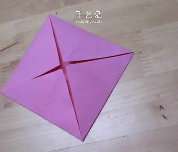 旋转纸陀螺怎么折图解 简单花型陀螺折纸教程(图20) 旋转纸陀螺怎么折图解 简单花型陀螺折纸教程(图20)