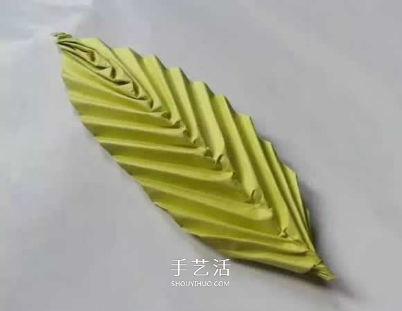 简单树叶怎么折图解 儿童手工立体叶子的折法(图5) 简单树叶怎么折图解 儿童手工立体叶子的折法(图5)