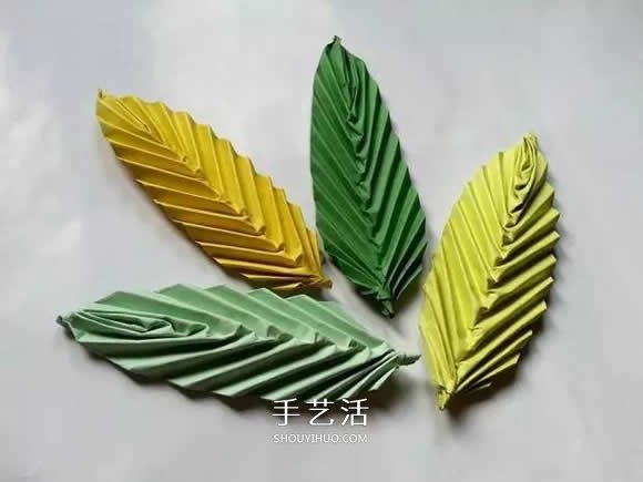 简单树叶怎么折图解 儿童手工立体叶子的折法(图6) 简单树叶怎么折图解 儿童手工立体叶子的折法(图6)