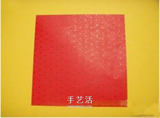 儿童折纸草莓的教程 简单草莓怎么折图解(图2)