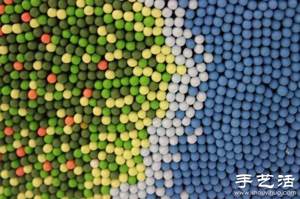 火柴棍DIY手工制作逼真地球仪(图4)
