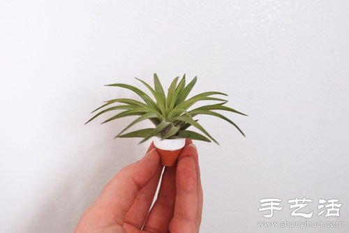DIY手工制作迷你盆栽冰箱贴(图4)