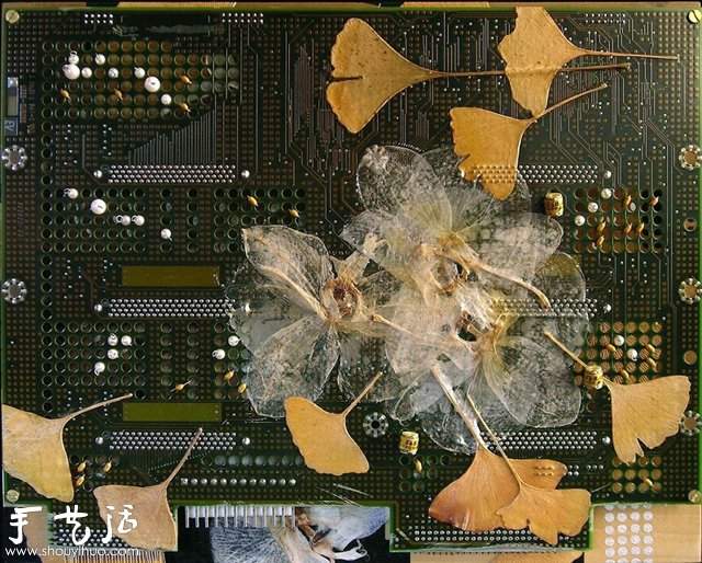 电子垃圾DIY环保艺术画(图2) 电子垃圾DIY环保艺术画(图2)